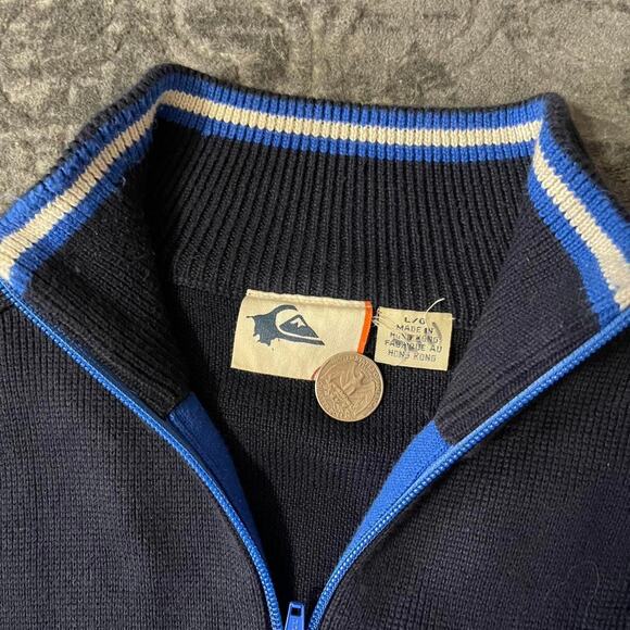 Rare vintage y2k Quicksilver zip up surf - Picture 3 of 6